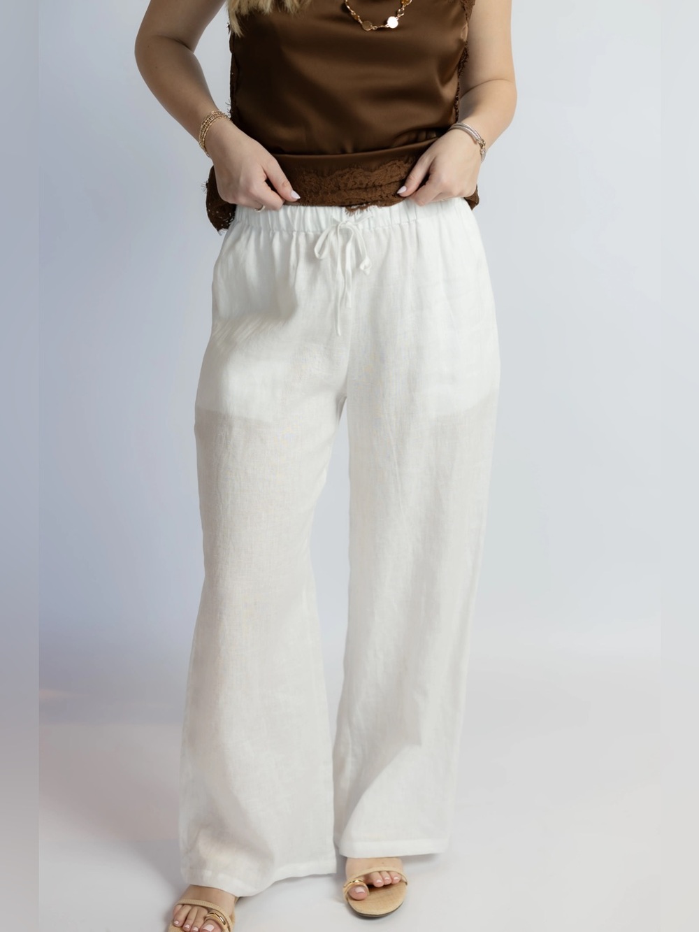 Here & There Linen Pants